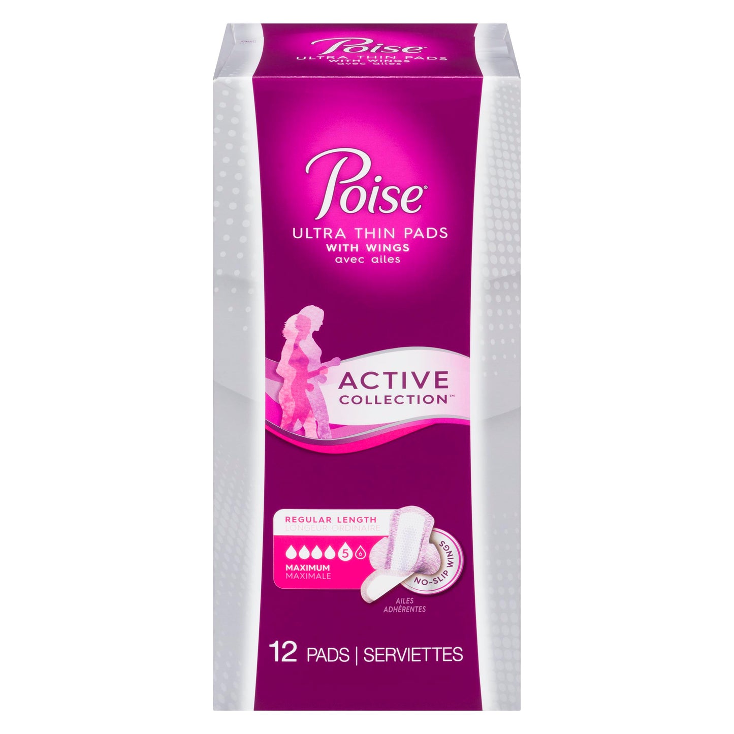 POISE PADS ACTIVE FIT MA