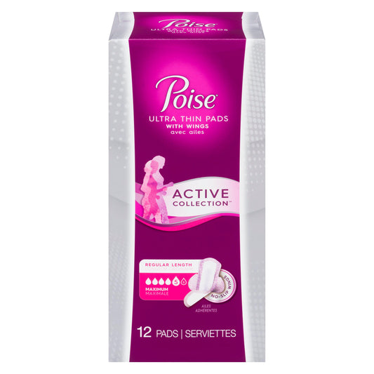 POISE PADS ACTIVE FIT MA