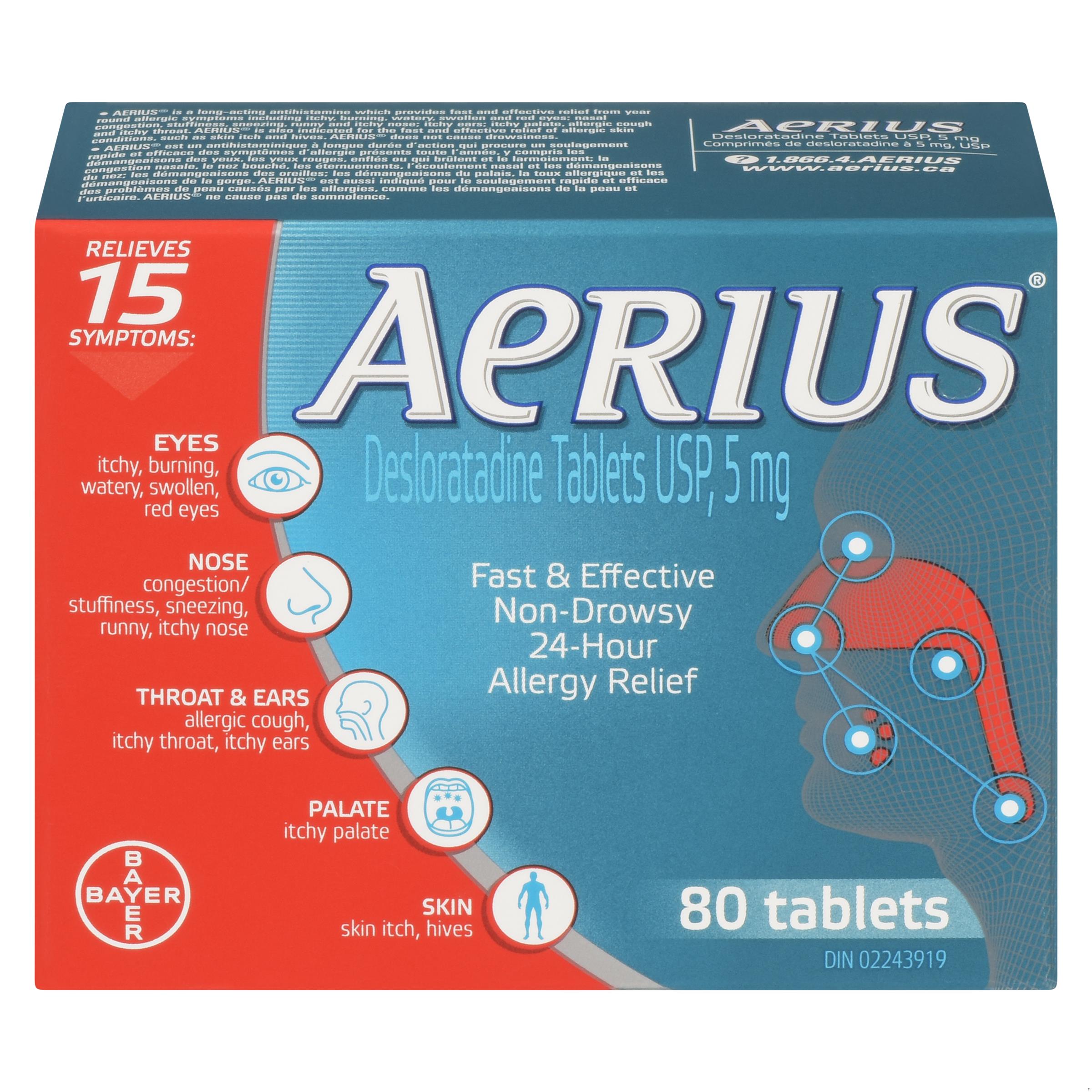 AERIUS TB 5MG 80