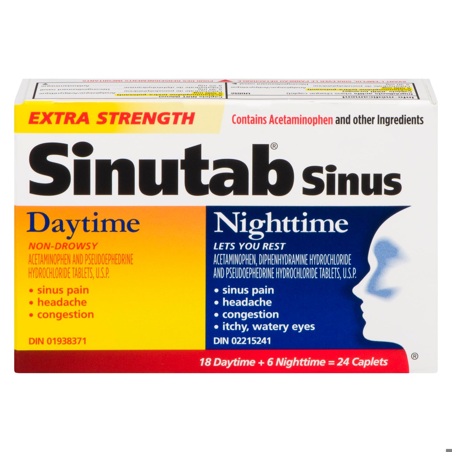 SINUTAB DAY&NIGHT ES COMBO PK 18+6