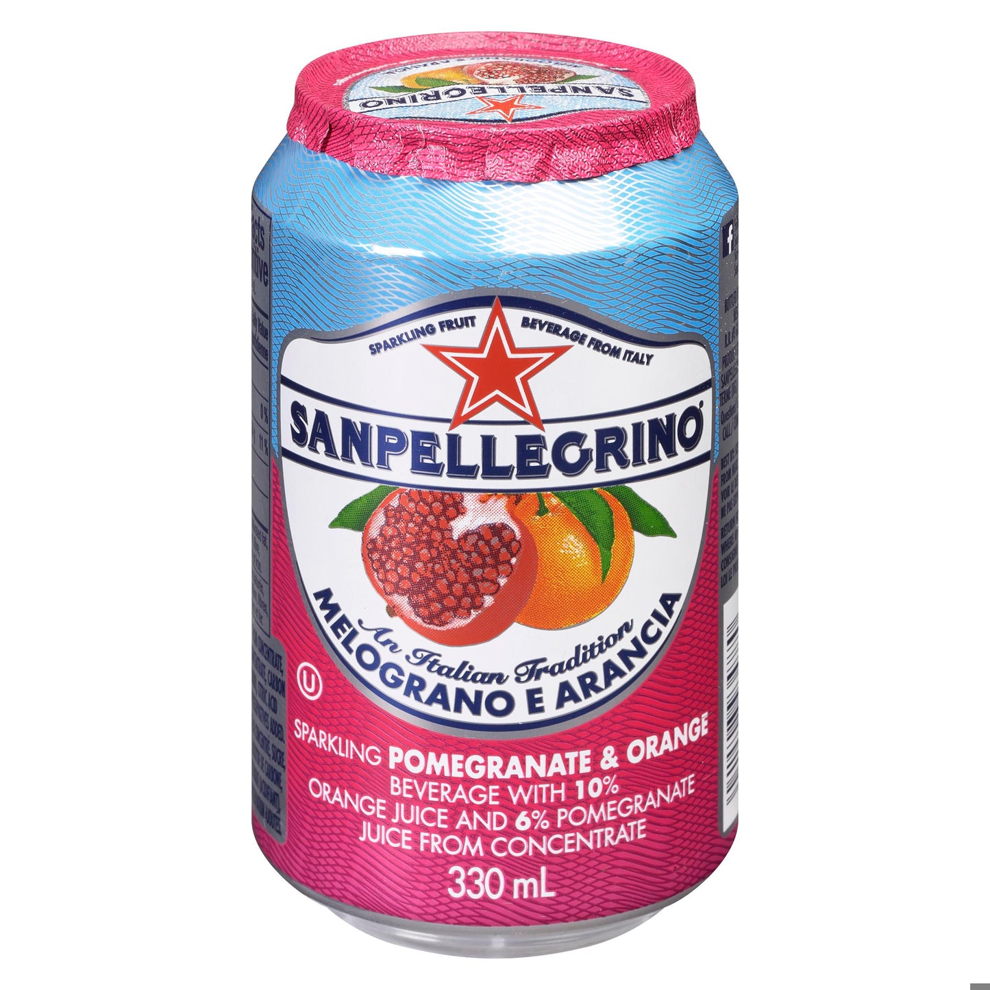 SAN PELLEGRINO SPARKLING WATER POMPGRANATE 330ML