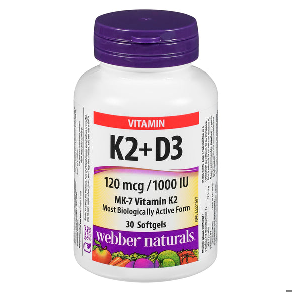 VITAMIN K2 & D3 SOFTGEL 30 WEBBER