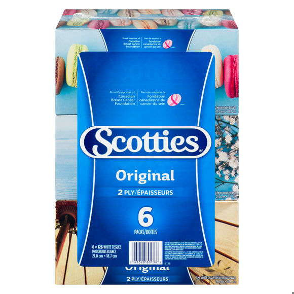 SCOTTIES FACIAL TISSUE 6X126