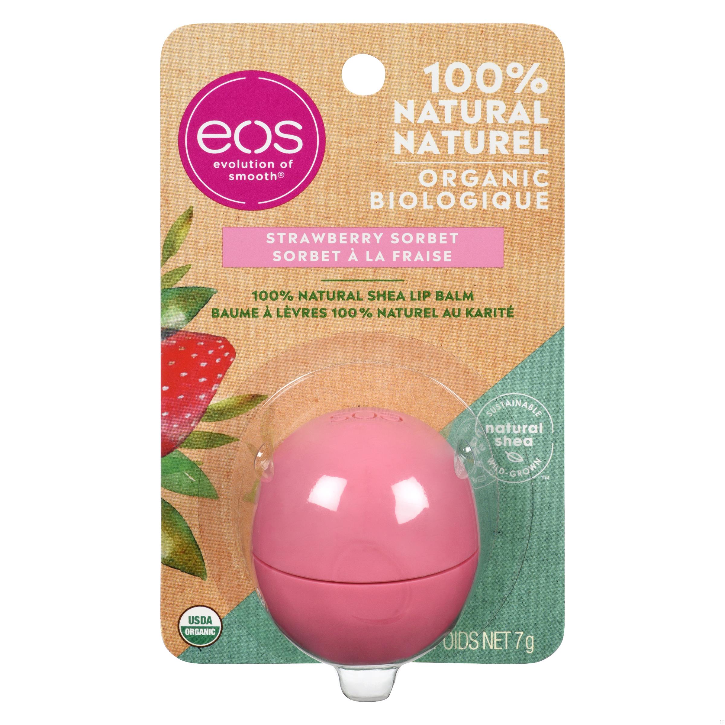 EOS LIP BALM STRAWBERRY SORBET BLISTER 7G