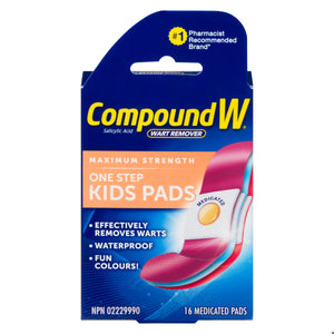 COMPOUND W PADS KIDS 16