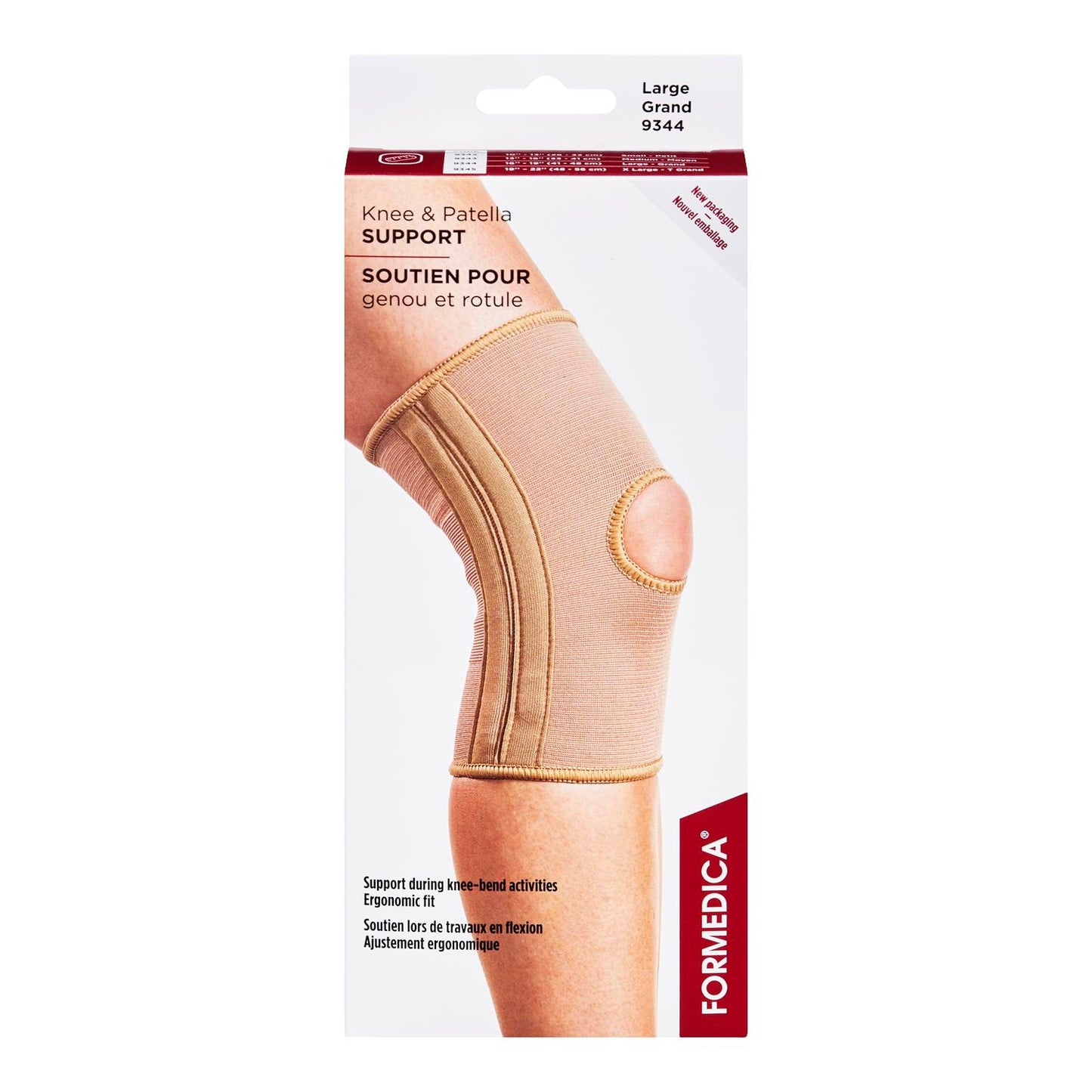 BRACE KNEE STABILIZER LG