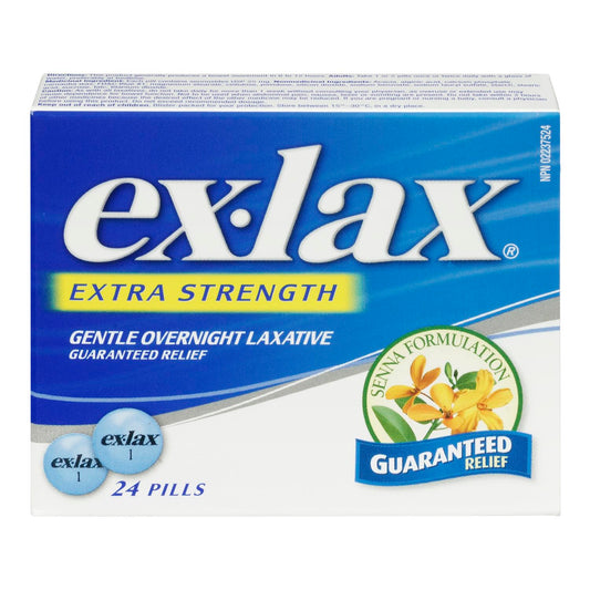 EXLAX SENNA FORMULA XST TB 25MG 24