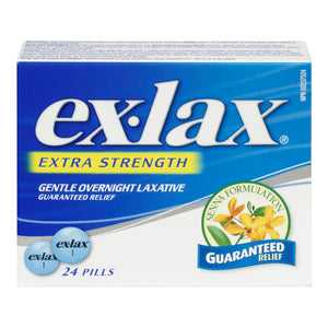 EXLAX SENNA FORMULA XST TB 25MG 24