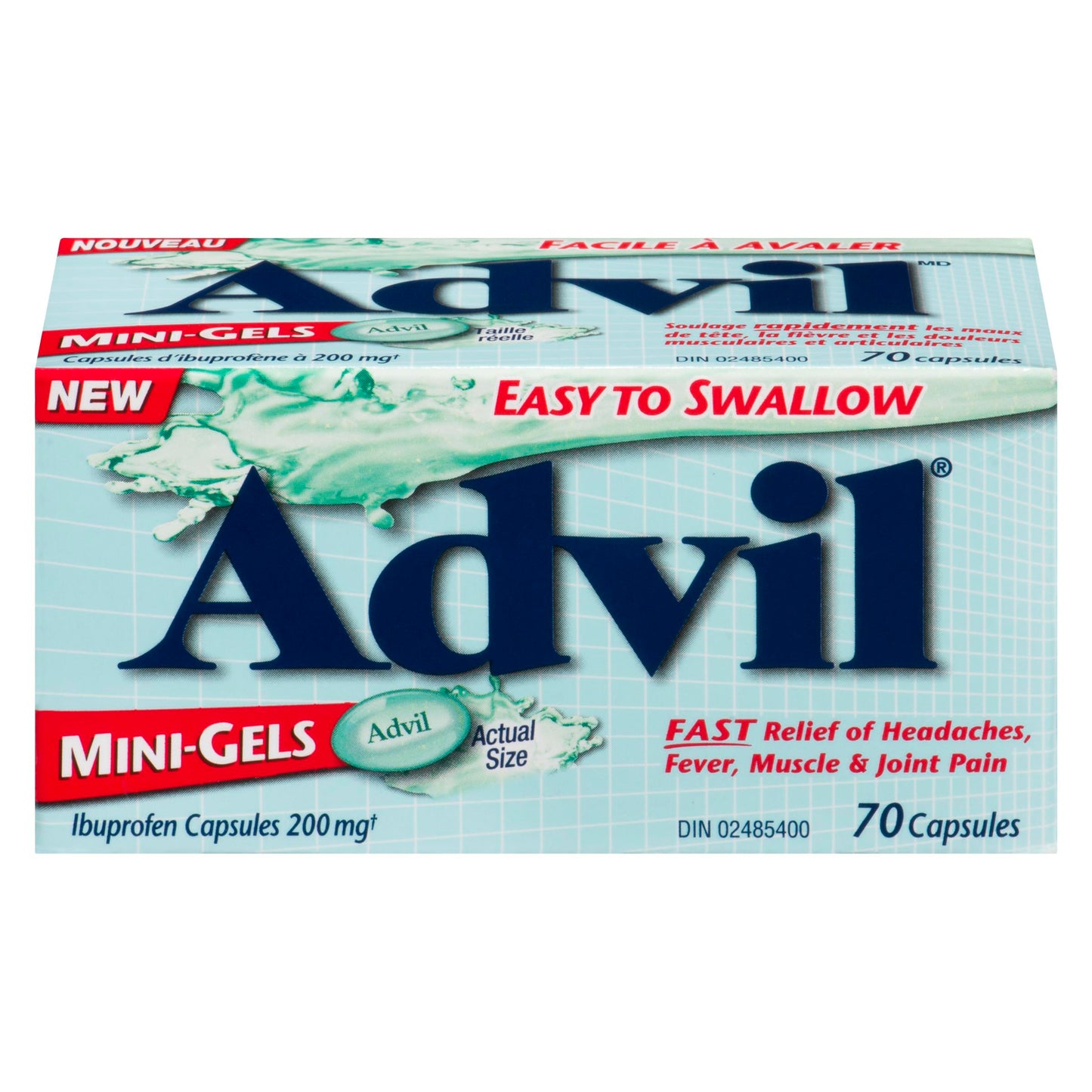 ADVIL MINI GEL CAPS 200M