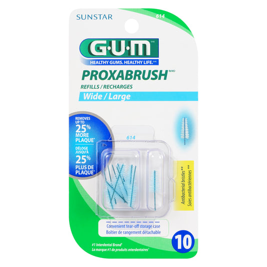 GUM PROXABRUSH REFILL WIDE 10