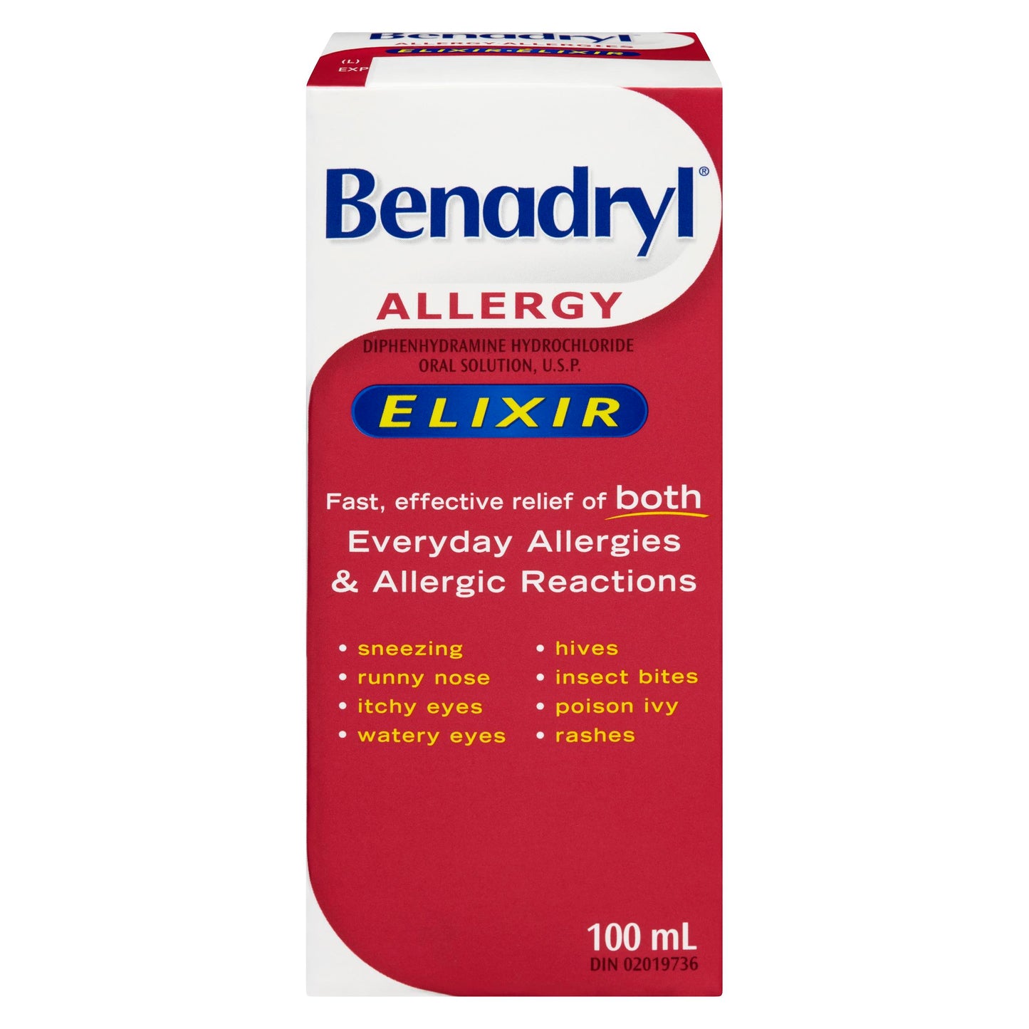 BENADRYL ELIX PDA 100ML