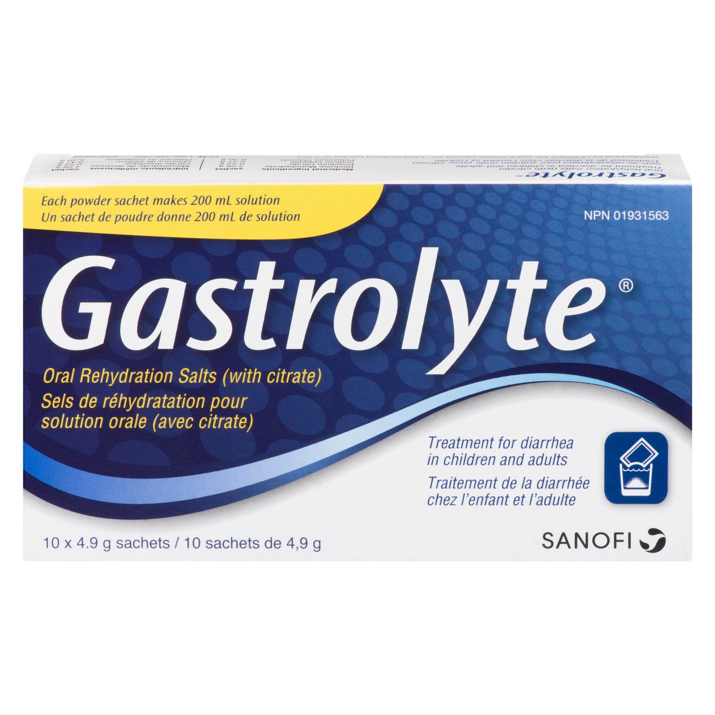 GASTROLYTE PD REG 10X4.9G