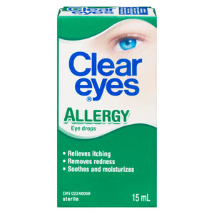 CLEAR EYES ALLERGIES SOLUTION 15ML