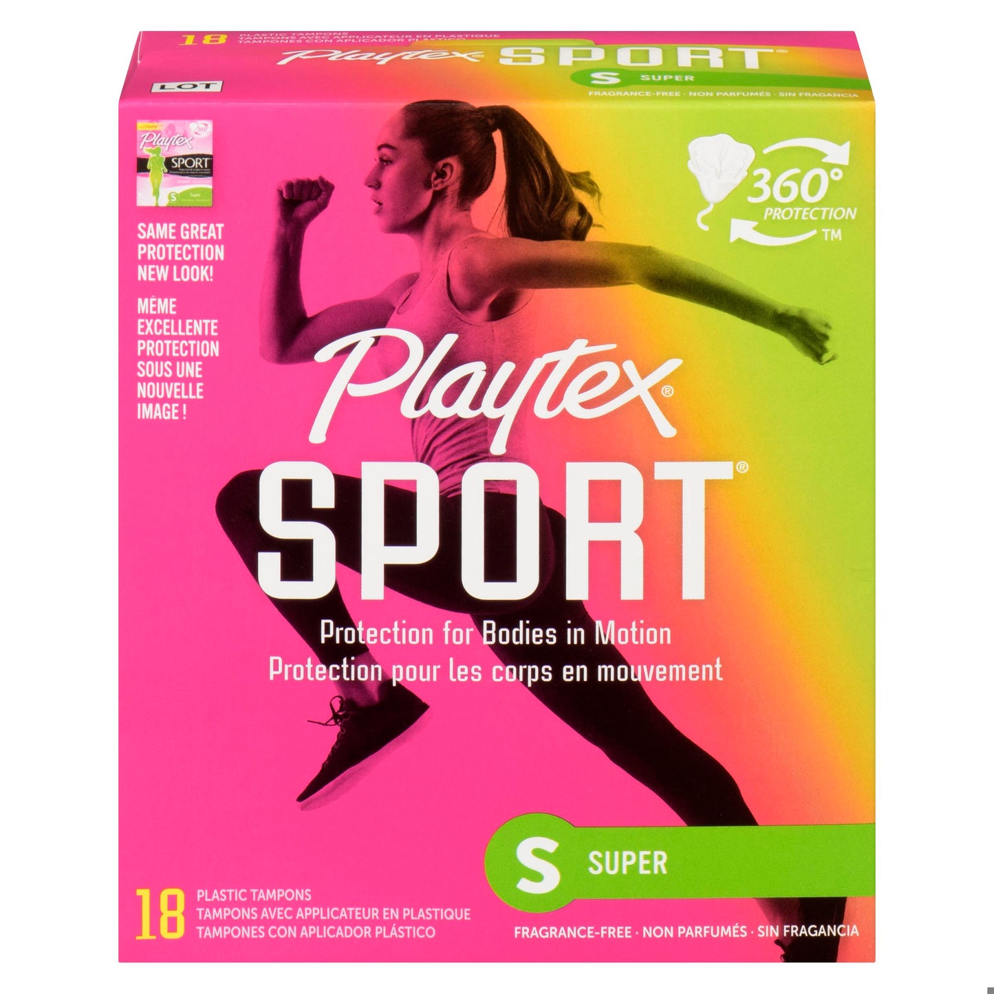 PLAYTEX TAMPON SPORT UNSC SUPER 18