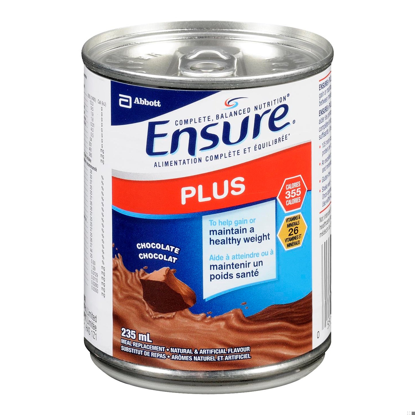 ENSURE PLUS CHOCOLATE CAN 235ML