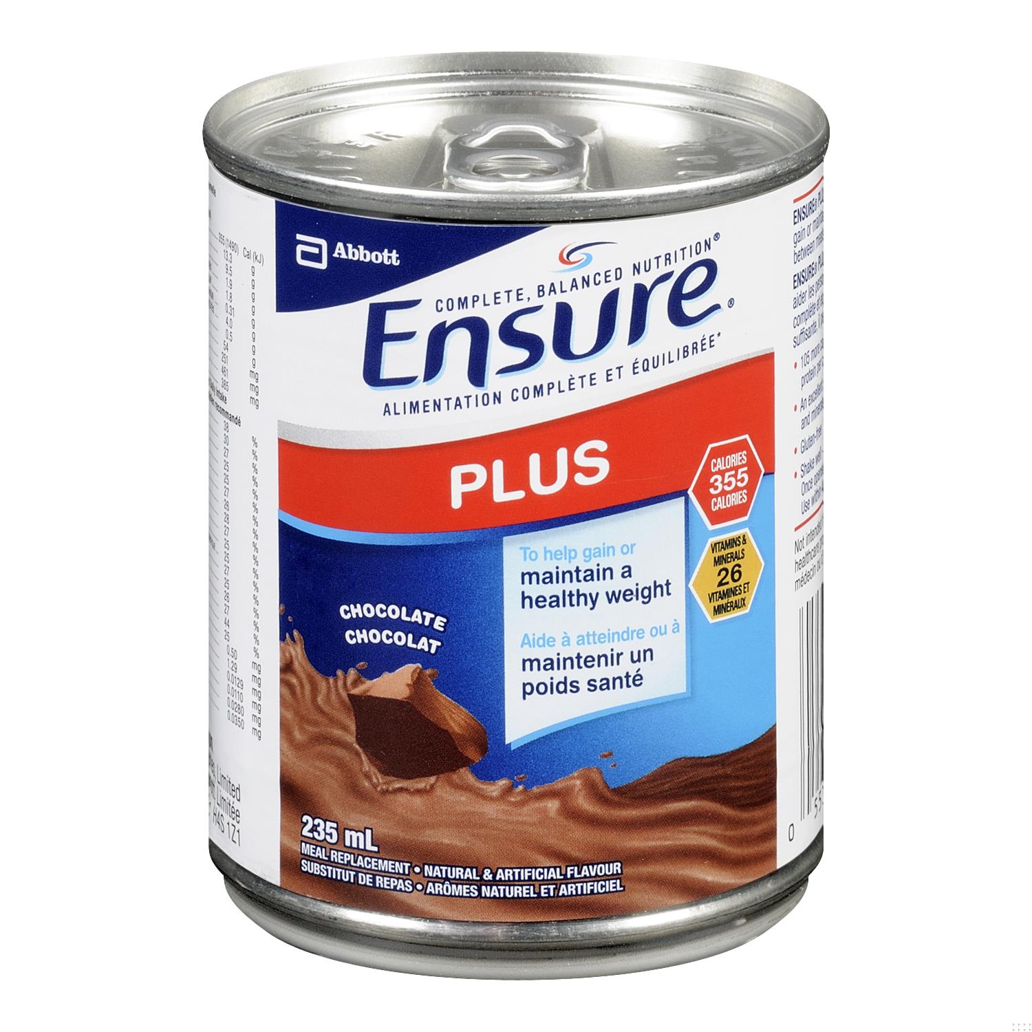 ENSURE PLUS CHOCOLATE CAN 235ML