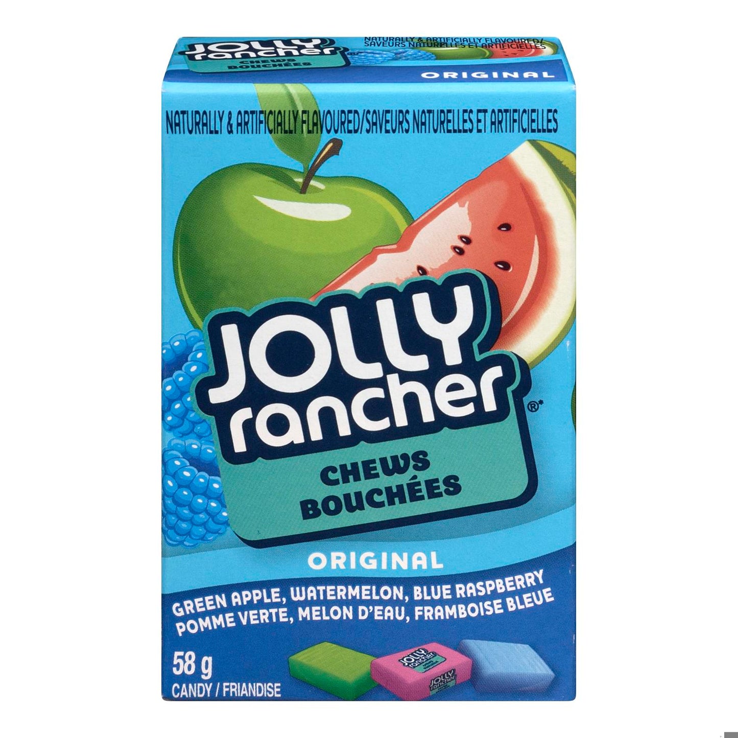 JOLLY RANCHER FRUIT CHEW ORIGINAL BOX 58G