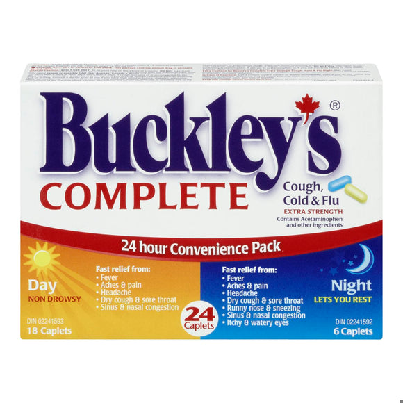 BUCKLEY'S COUGH&COLD&FLU DAY/NIGHT CPLT 18+6