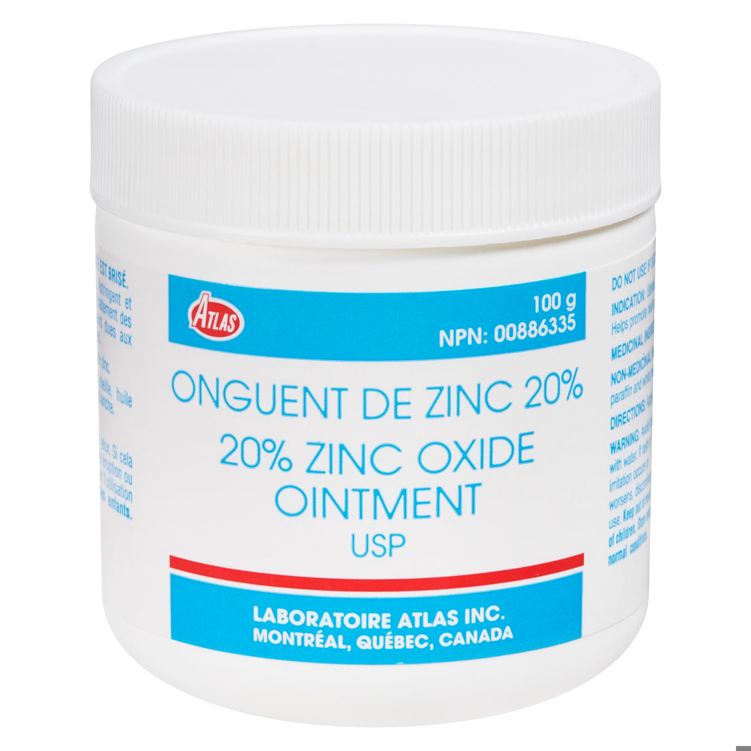 ZINC OINT 20% 100G ATL