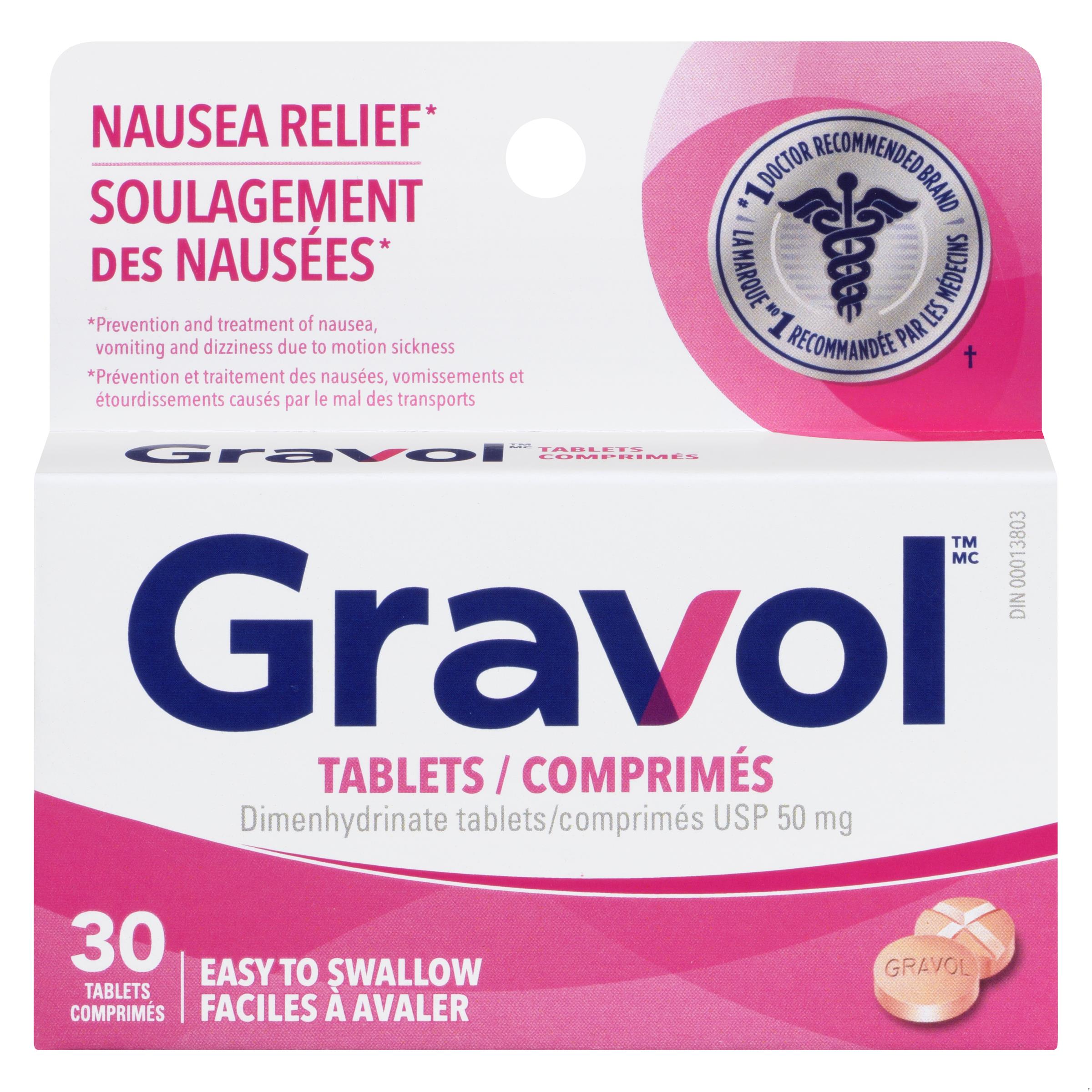 GRAVOL TB 50MG 30