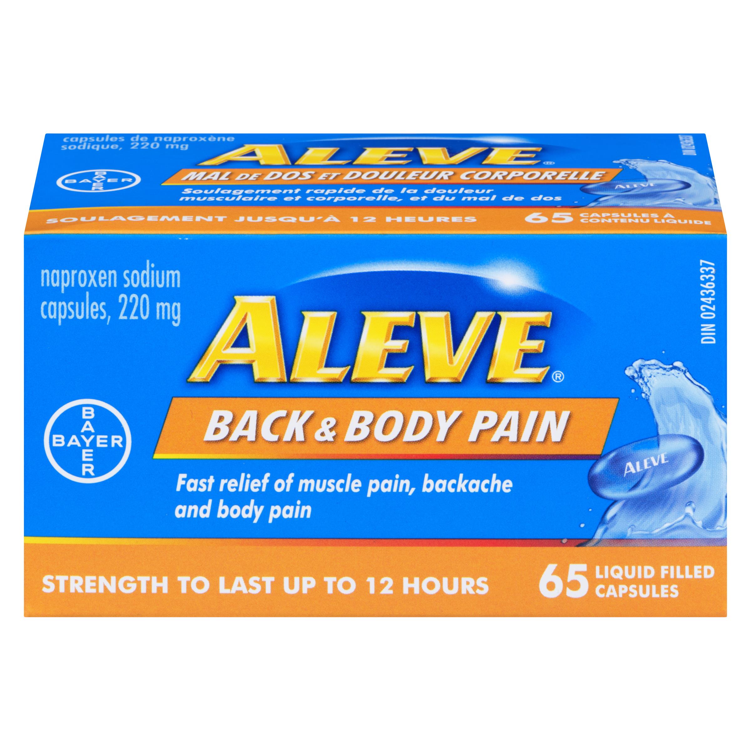 ALEVE BACK & BODY CAPS 220MG 65