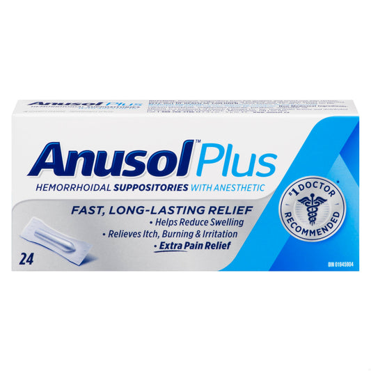 ANUSOL PLUS SUPP