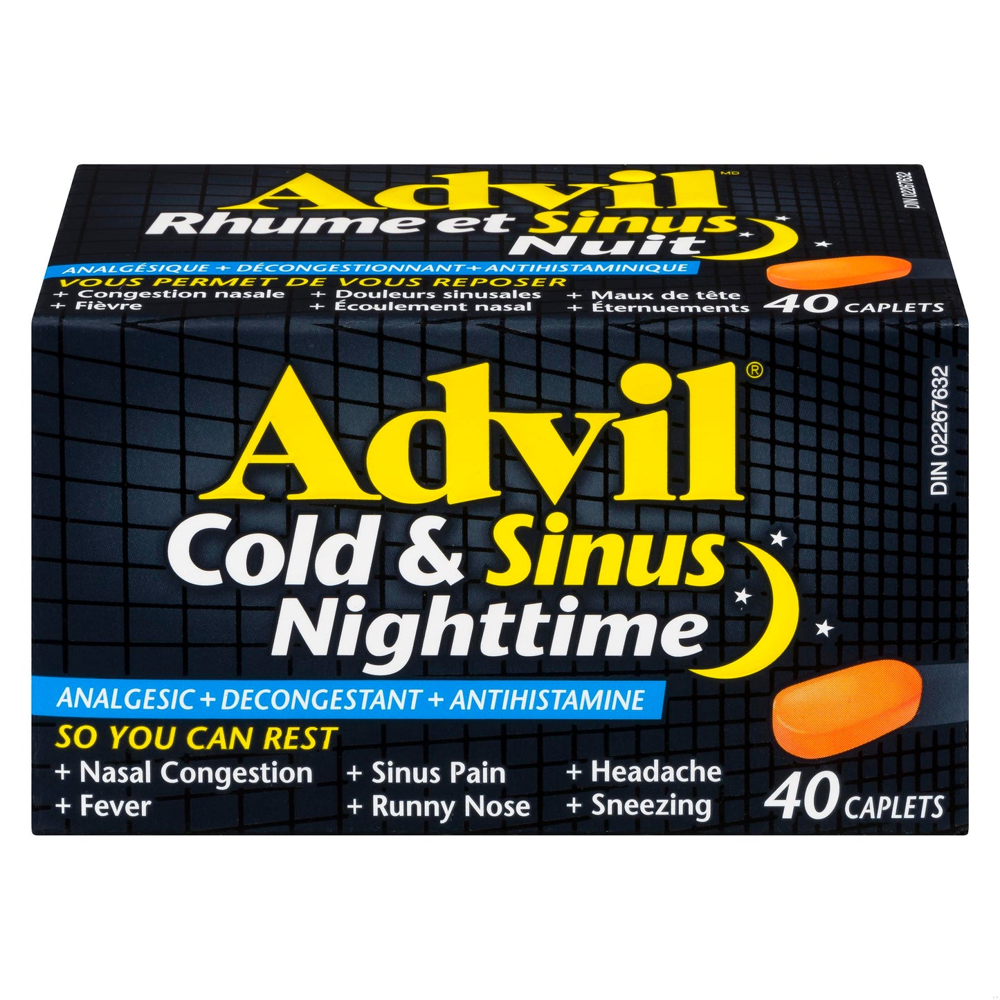 ADVIL COLD&SINUS NIGHT TB 200MG 40