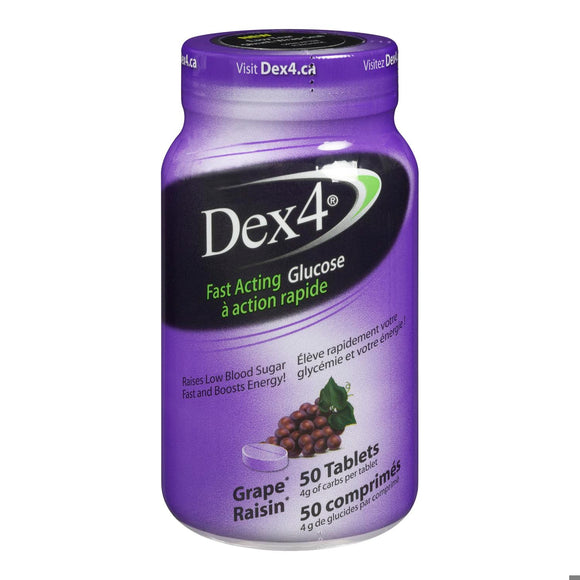 DEX-4 GLUCOSE TB GRAPE 50