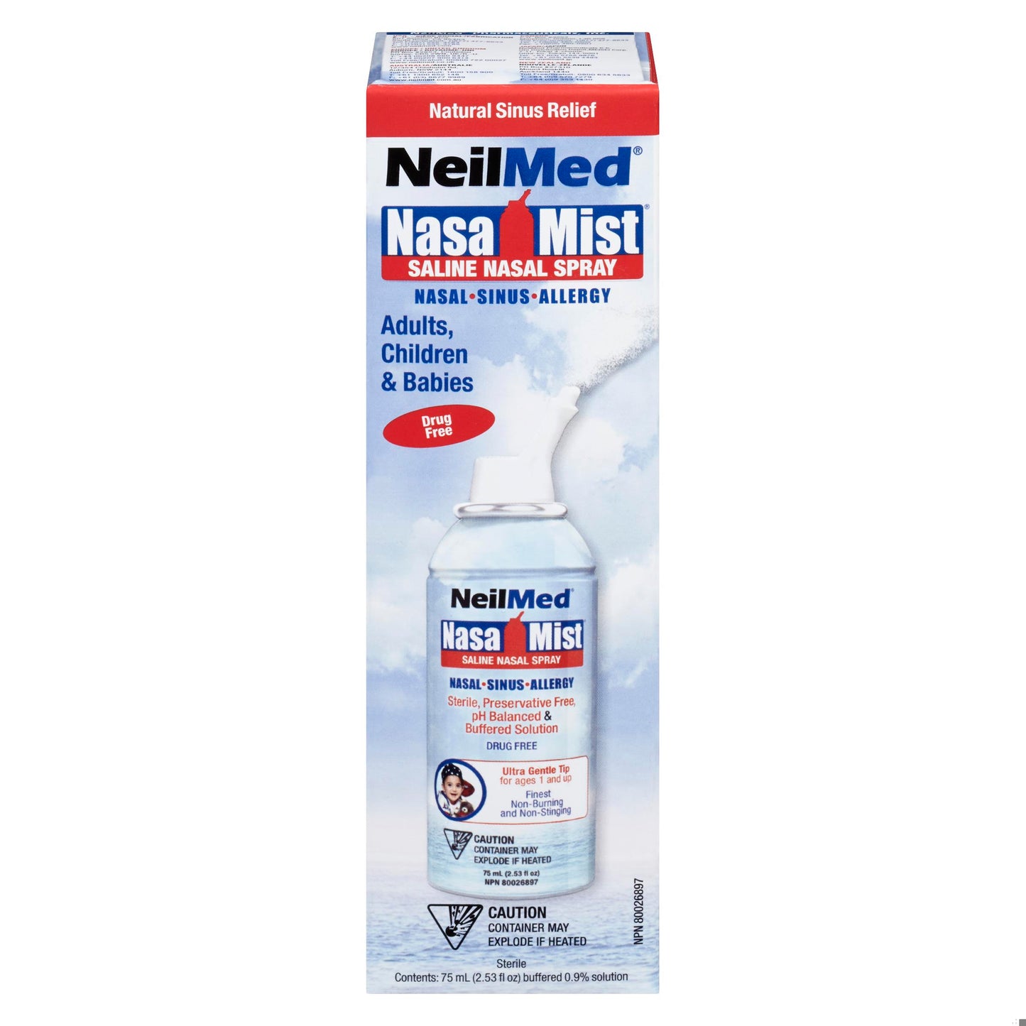 NEILMED MIST SP ISOTONIC 75ML