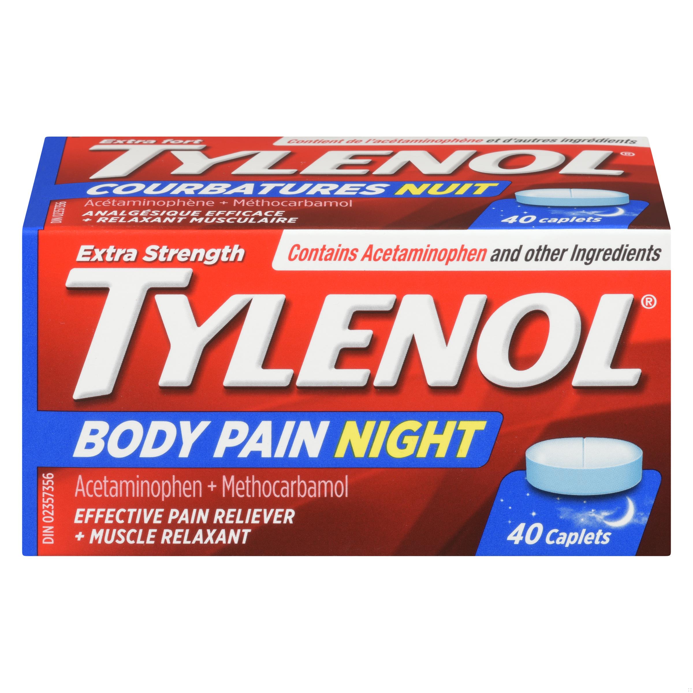 TYLENOL BODY PAIN NIGHT CPLT 40