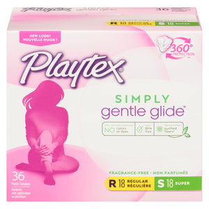 PLAYTEX TAMPON GENTLE GLIDE UNSCENTED MULTI PK 36