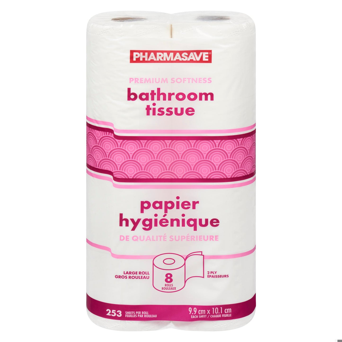 Pharmasave Bathroom Tissue 2 Ply 253 Sheets