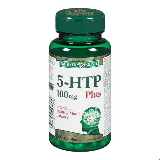 NATURE'S BOUNTY 5-HTP CAPS 100MG 60