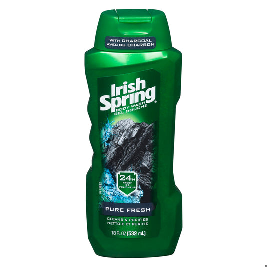 IRISH SPRING BODY WASH CHARCOAL PURE FRESH 532ML