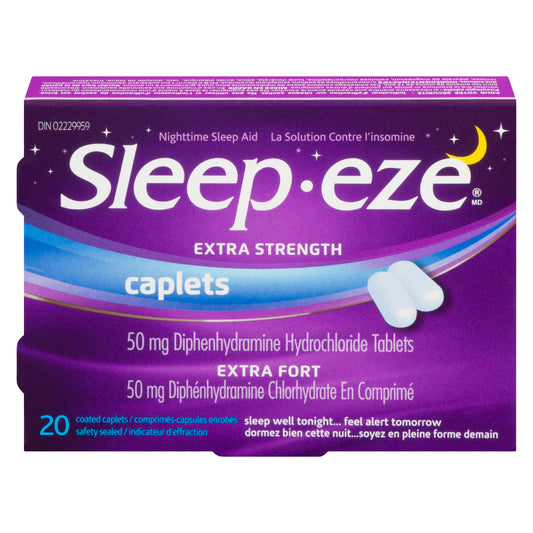 SLEEP-EZE CPLT 50MG 20