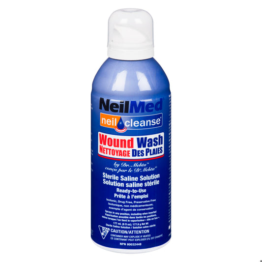 NEILMED NEILCLEANSE SALIN WOUND WASH 177ML