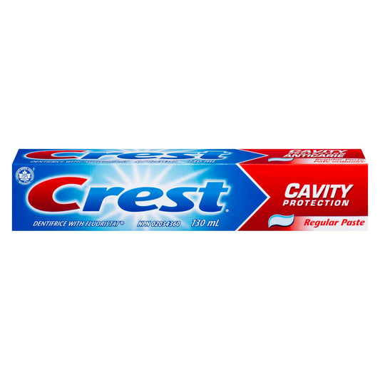 TOOTHPASTE CREST CAVITY PROTECTION REGULAR 130ML