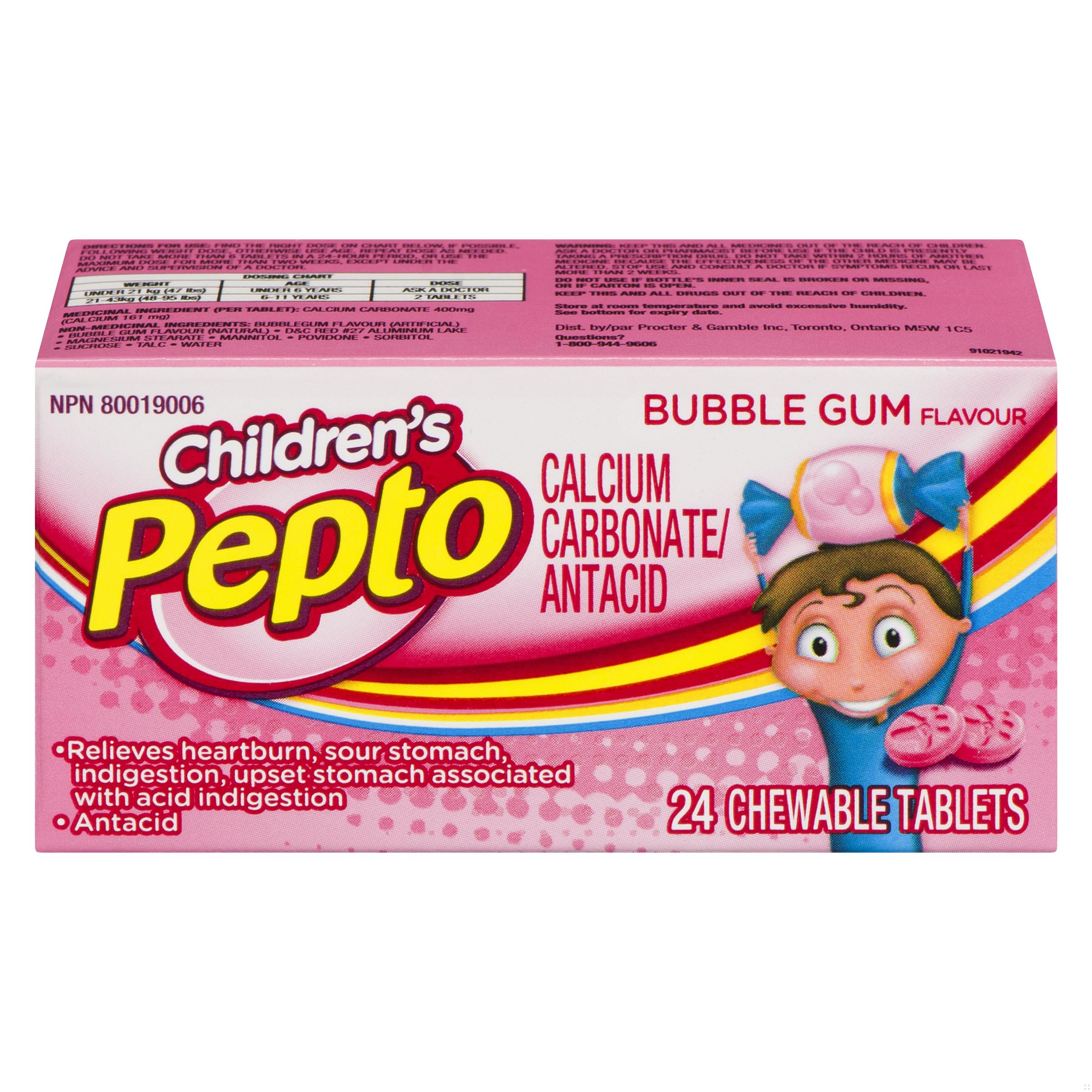 PEPTO BISMOL CHILDREN TB CHEWABLE 24