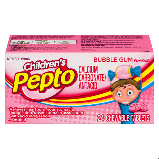 PEPTO BISMOL CHILDREN TB CHEWABLE 24