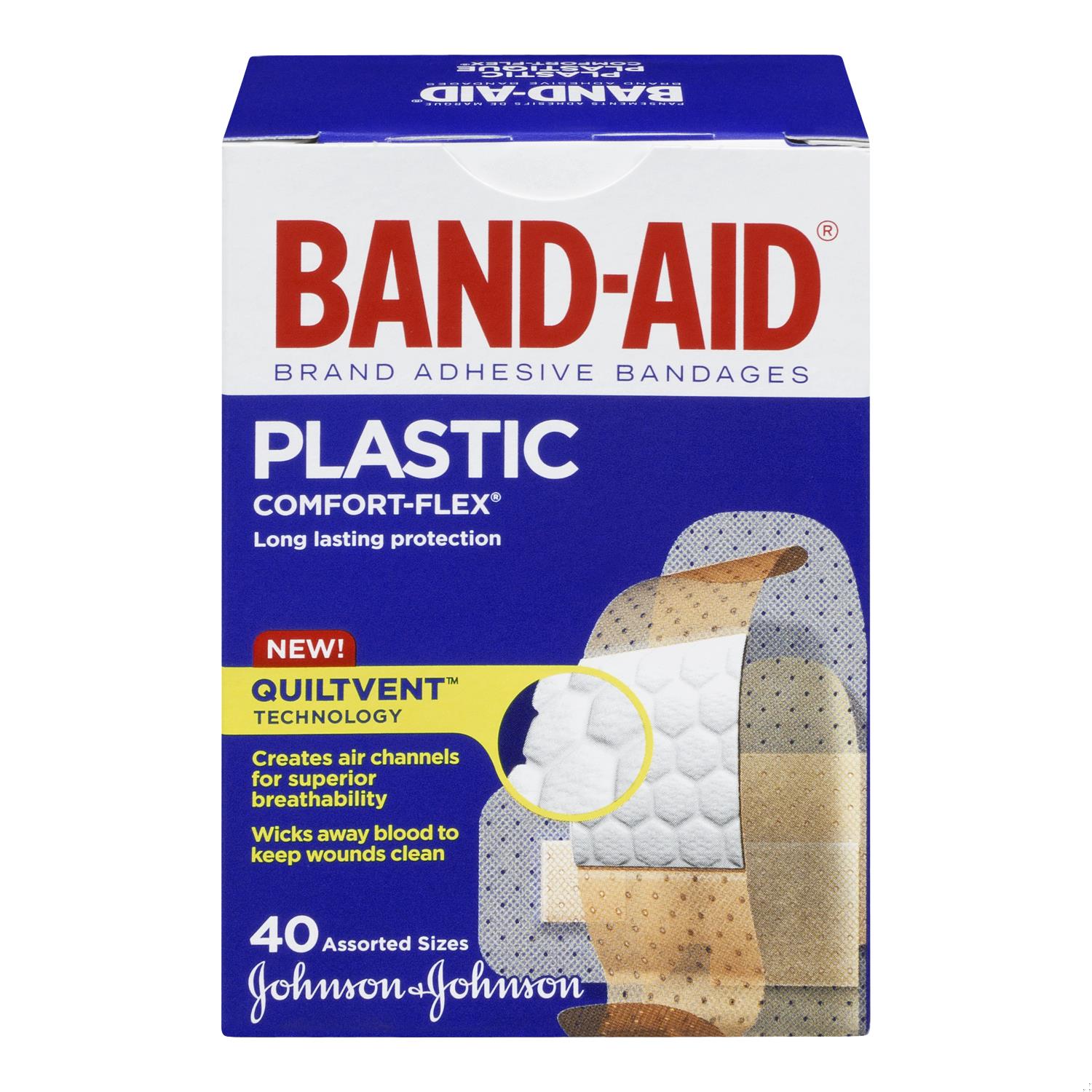 BAND-AID DRESSING PLASTIC 40