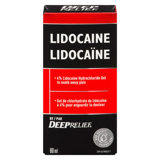 DEEP RELIEF LIDOCAINE 80ML