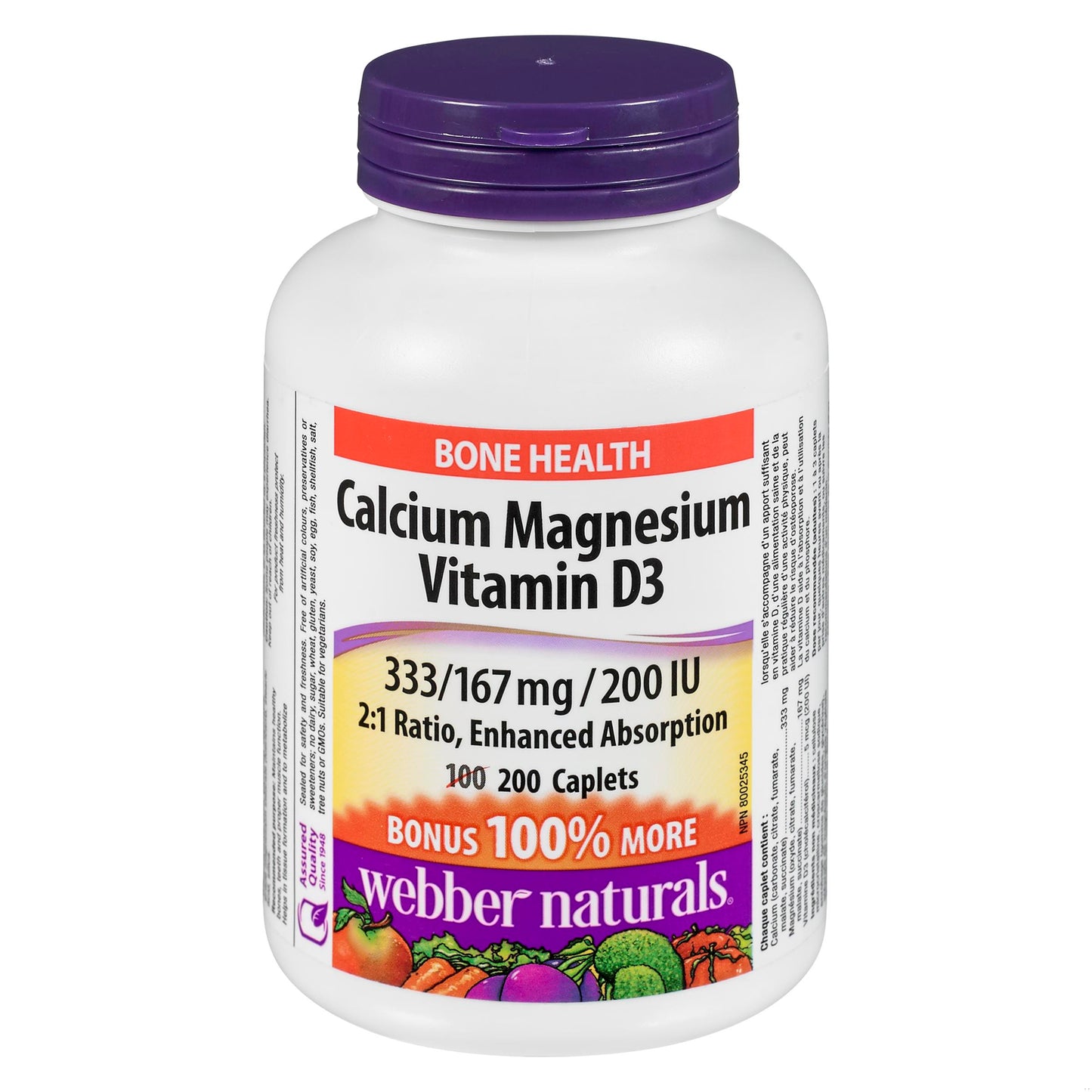 CALCIUM & MAGNESIUM W/VIT D CPLT WEB 100+100