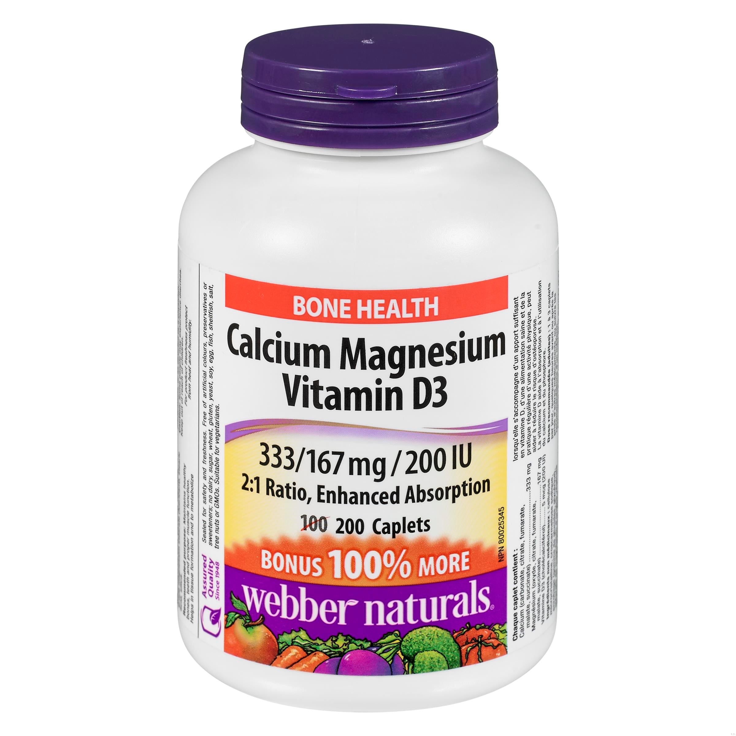 CALCIUM & MAGNESIUM W/VIT D CPLT WEB 100+100