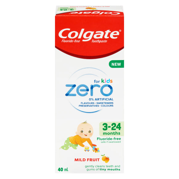 COLG ZERO TOOTHPASTE KIDS 0-2 YEARS 40ML