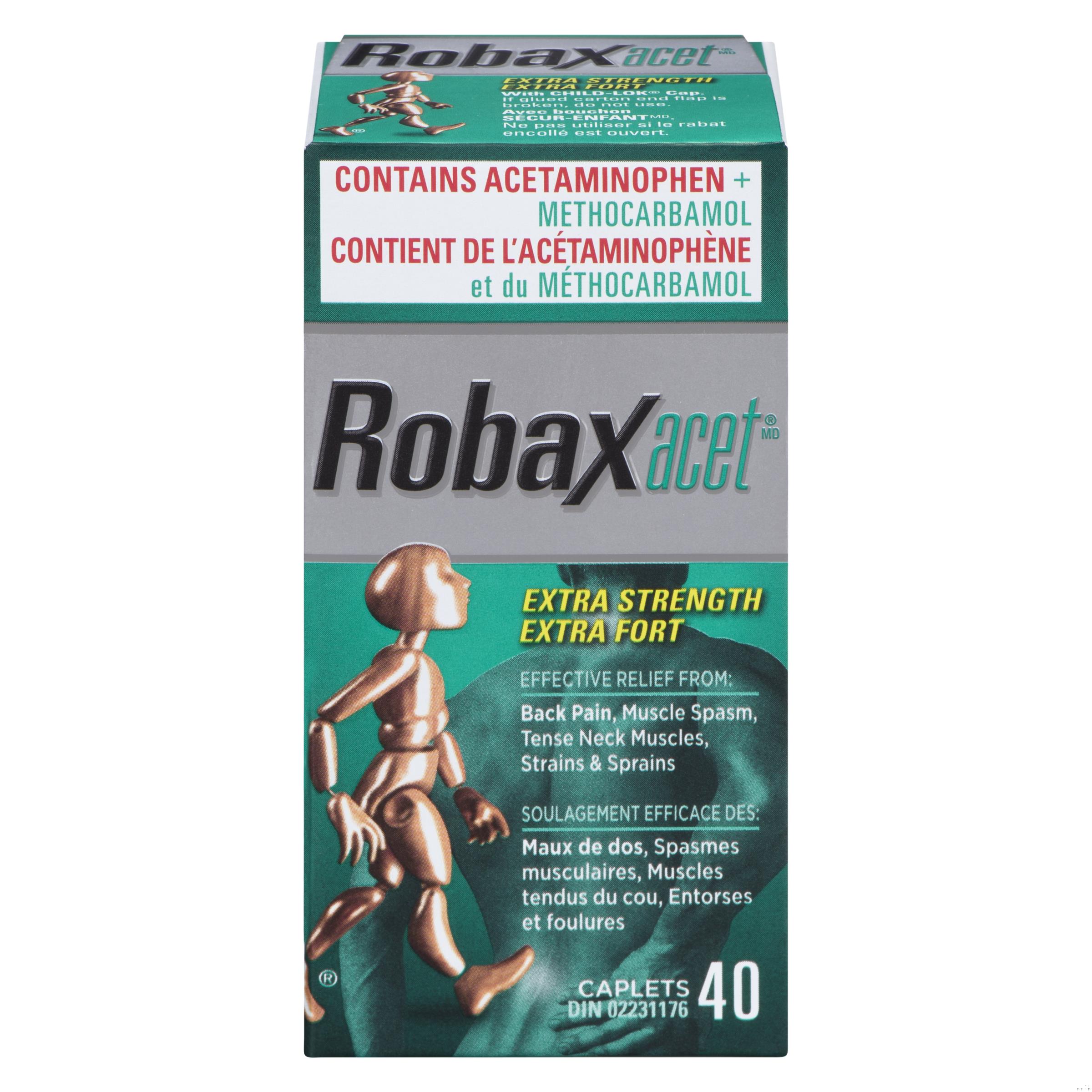 ROBAXACET XST CPLT 500MG 40