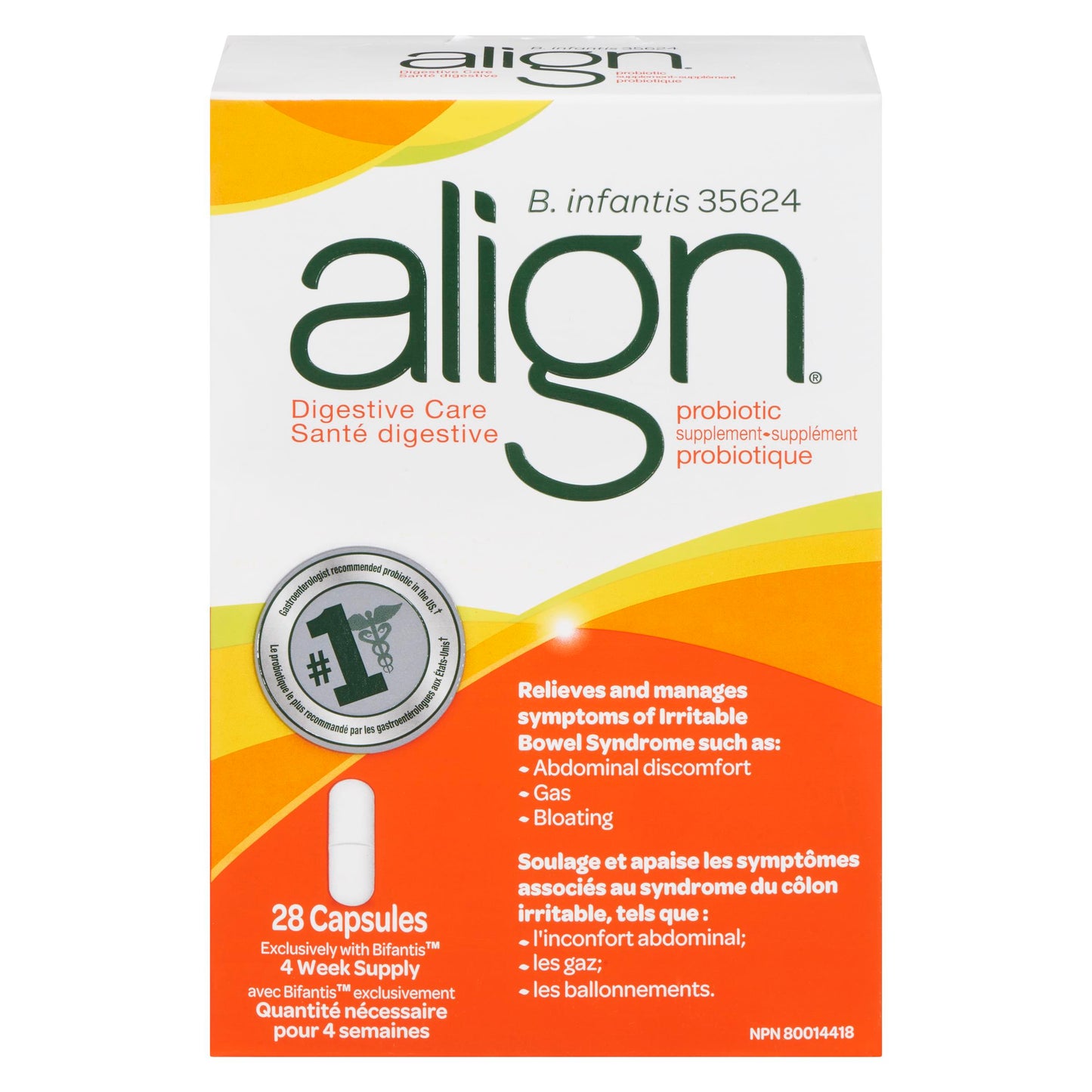 ALIGN PROBIOTIC SUPPLEMENT TB 28