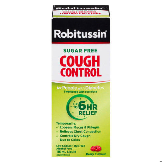 ROBITUSSIN DM COUGH PEOPLE WITH DIABETES 115ML