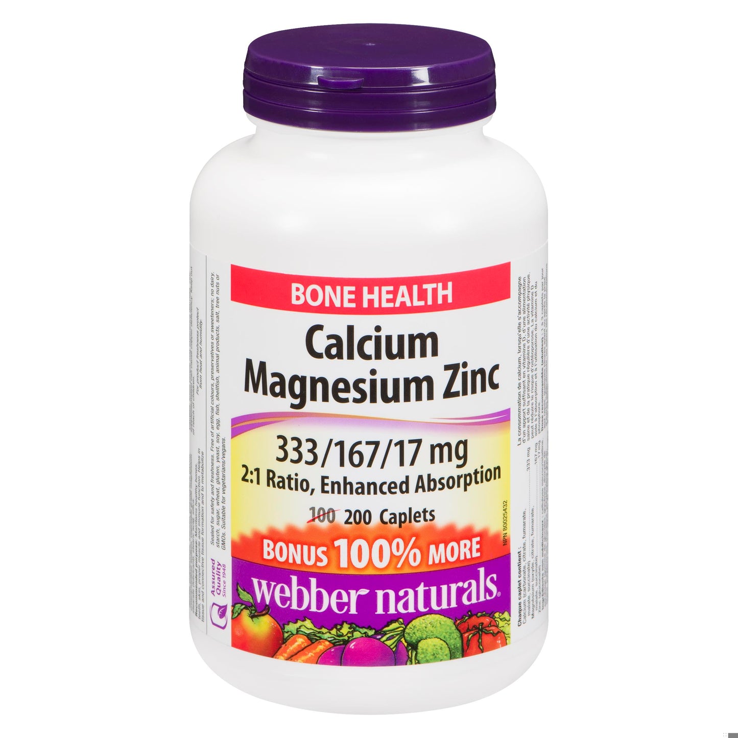 CALCIUM&MAGNESIUM W/ZINC CPLT 100+100