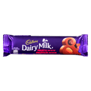 BAR REG DAIRY MILK FRUIT & NUT 42G