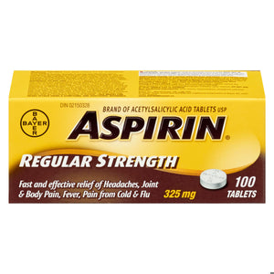 ASPIRIN TB 325MG 100